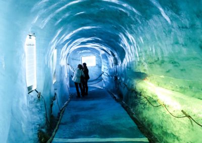 The ice grotto at the Mer de Glace, Chamonix.